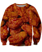 Chicken Wings Crewneck Sweatshirt