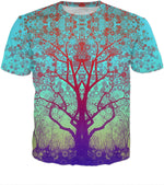 Red Star Trip Tree T-Shirt